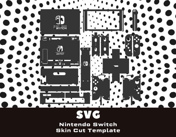 Nintendo Switch Skin Cut Template